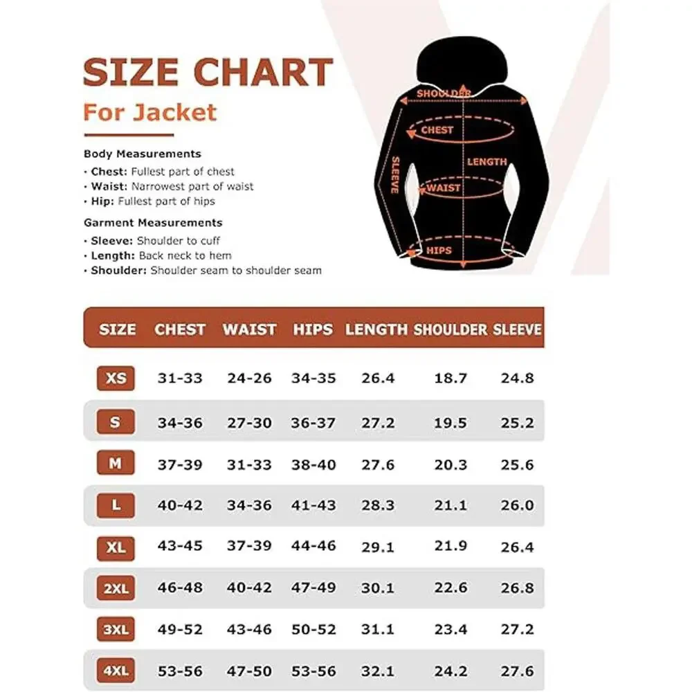 Venustas Unisex Heated Jacket with Battery, Heated Coat for Women and Men Size M - Picture 5 of 5